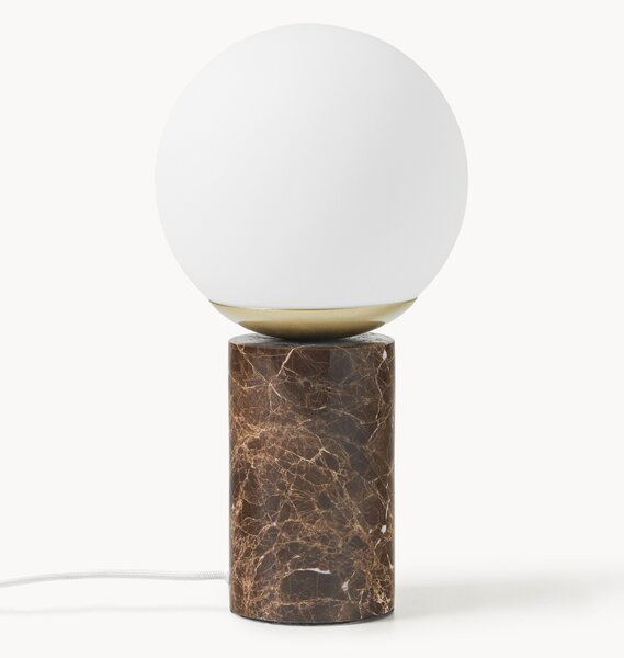 Lampada da tavolo piccola con base in marmo Lilly