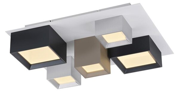 PAUL NEUHAUS PURE Manhattan, plafoniera a LED, multicolore, 2200–5000 K