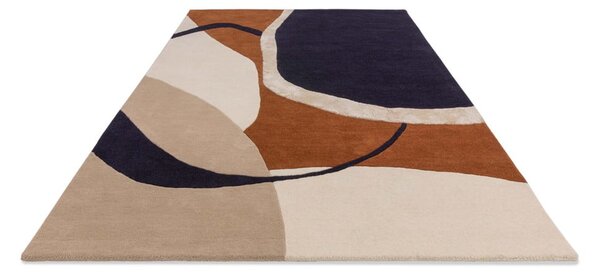 Tappeto in lana tessuto a mano color mattone 160x230 cm Matrix - Asiatic Carpets