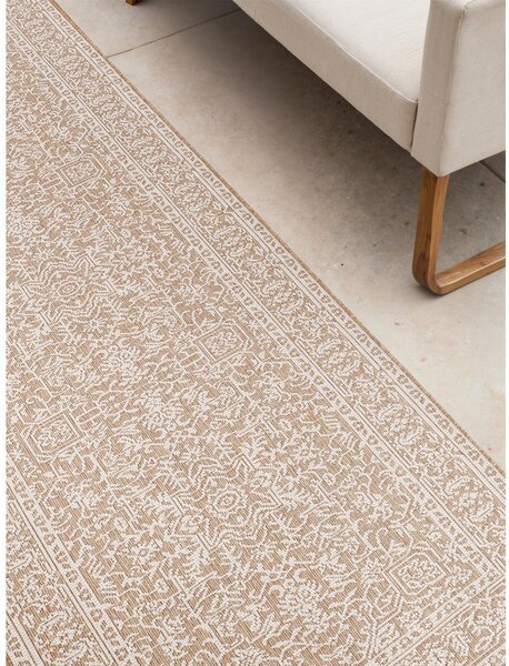Passatoia da interno ed esterno beige/avorio 80x250 cm Duet Kona – NORTHRUGS