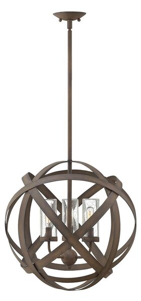 Lampada a sospensione da esterno in ferro vintage E14 40W Carson Hinkley