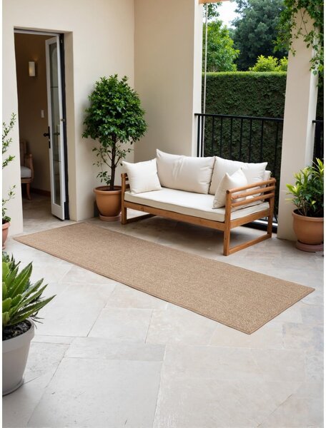 Passatoia da interno ed esterno beige/avorio 80x250 cm Duet Kona – NORTHRUGS
