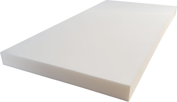 Pannello in schiuma, materasso in schiuma, rigidità media, modello T25, materasso in schiuma, topper, taglio di schiuma, diverse misure, dimensioni: 90x200x8 cm