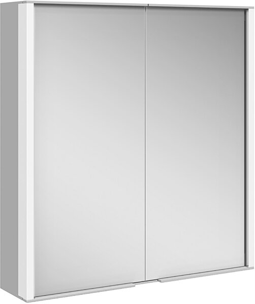 KEUCO ROYAL MATCH armoire de toilette murale 2 portes en miroir double cristal, 650mm, 12801171301, 12801171301