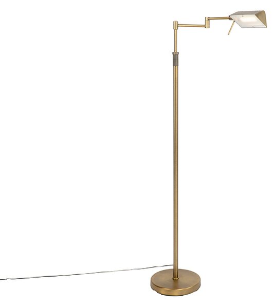 Lampada da terra di design in bronzo con LED e dimmer touch - Notia