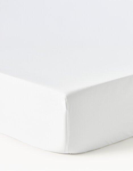 Lenzuolo con angoli topper in raso di cotone Premium