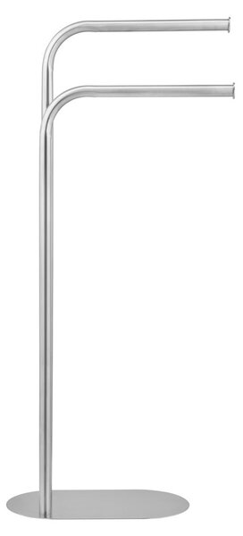 Stand portasciugamani color argento opaco in acciaio inox Levante – Wenko