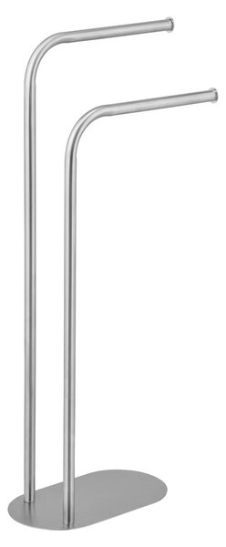 Stand portasciugamani color argento opaco in acciaio inox Levante – Wenko