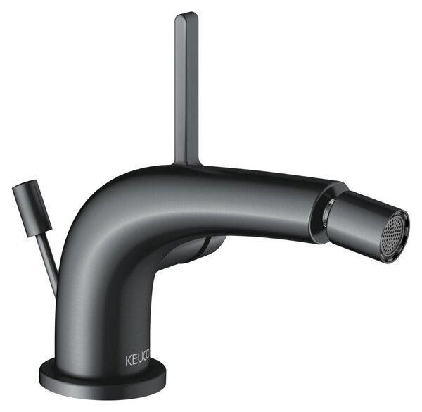 KEUCO EDITION 400 Mitigeur monocommandé pour bidet, saillie 127mm, avec garniture d'écoulement, 51509130000, 51509130000