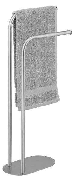 Stand portasciugamani color argento opaco in acciaio inox Levante – Wenko