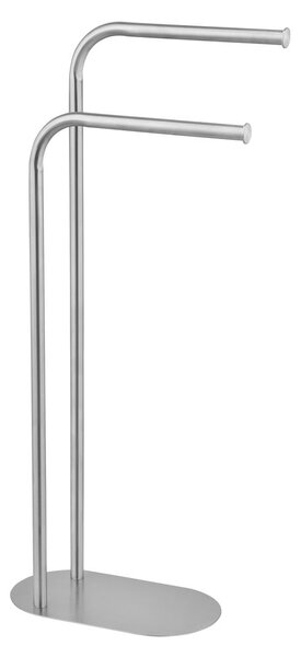 Stand portasciugamani color argento opaco in acciaio inox Levante – Wenko