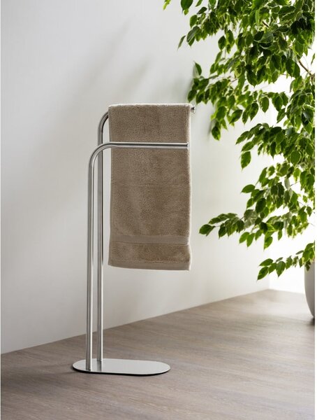 Stand portasciugamani color argento opaco in acciaio inox Levante – Wenko