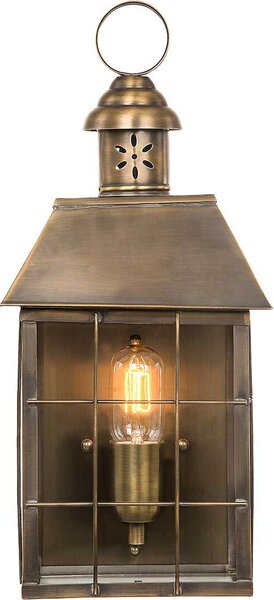 Elstead Hyde Park Applique da esterno E27 Ottone massiccio IP44