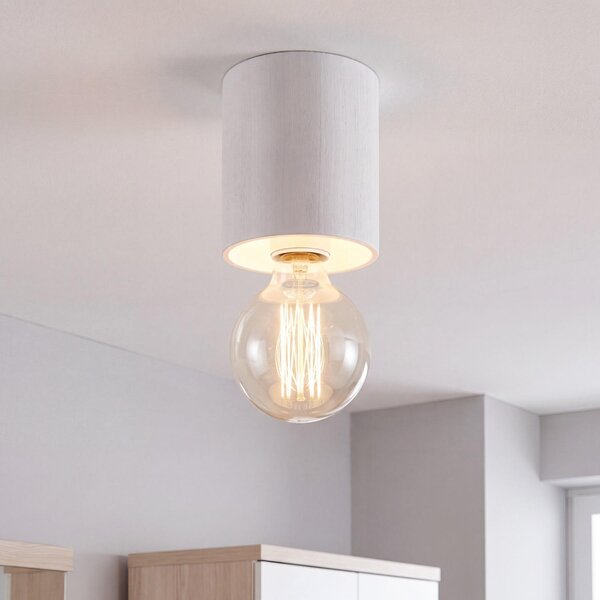 Plafoniera bianca rotonda moderna in legno versatile DIOLA lampada in legno illuminazione corridoio lampada soggiorno