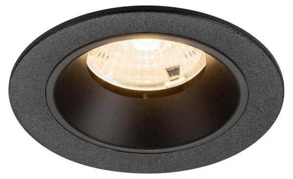 SLV 1009439 NUMINOS® S, plafoniera da incasso, 2700 K, 55°, IP20, rotonda, nero
