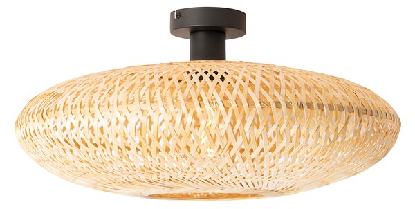 Plafoniera Smart in Bamboo 50 cm Incl. Wifi G95 - Ostrava