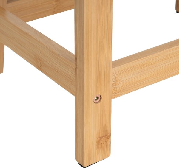 Sgabello di colore naturale in bambù – Casa Selección