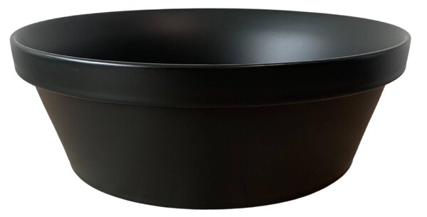 Lavabo in Vetroceramica MADA, nero, 40 cm