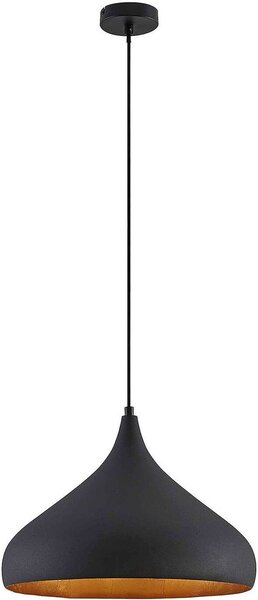 Lampada a sospensione Arcchio Lunus con intarsio d'oro