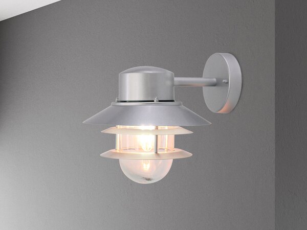 Applique da esterno in stile industriale E27 60W Copenhagen Elstead