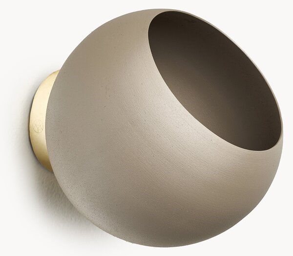 Portavaso da parete in metallo Globe