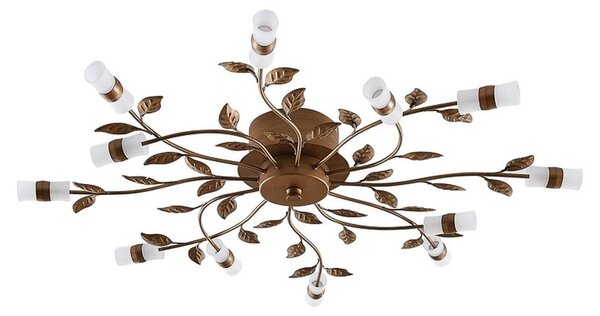 Lampada da soffitto Lindby LED Bentas, bronzo, metallo, Ø 80 cm