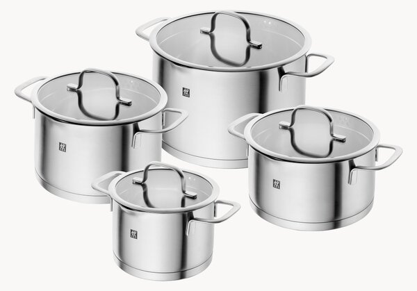 Batteria di pentole in acciaio inossidabile TrueFlow, set da 4