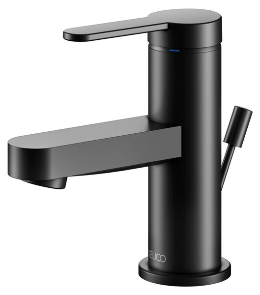 Keuco IXMO - Miscelatore per lavabo con bocca di erogazione, nero opaco 59504373000