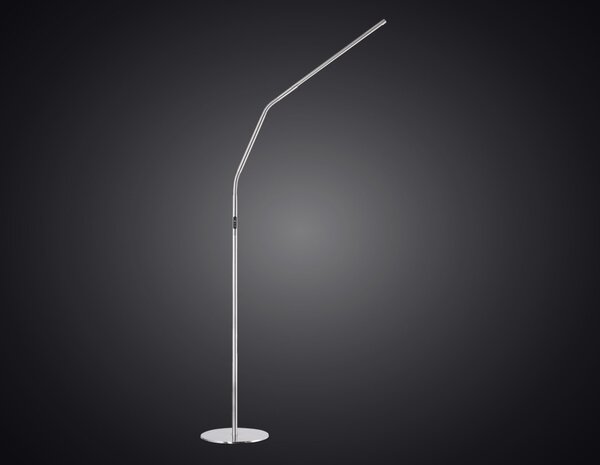 Daylight Slimline 4, lampada da terra a LED da 13,6 W in acciaio spazzolato