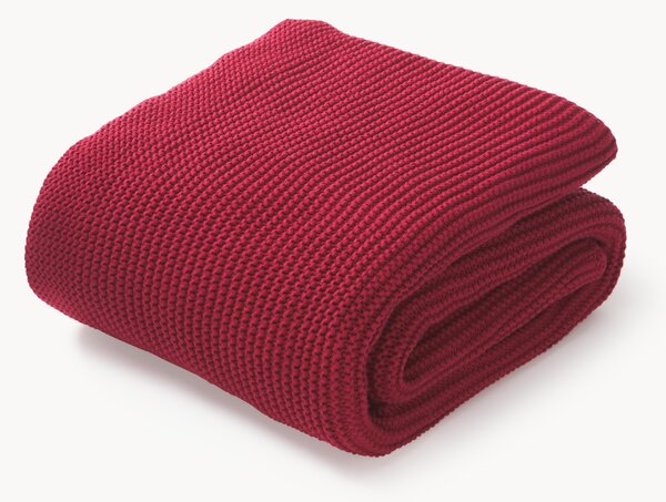 Coperta lavorata a maglia in cotone organico Adalyn