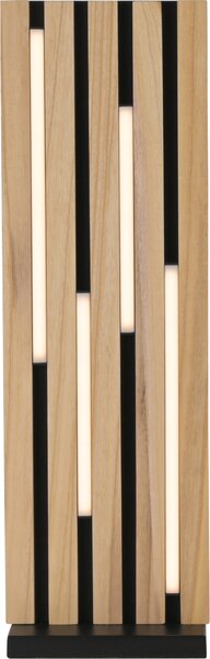 Paul Neuhaus lampada da tavolo Q-AKUSTIK LWH 18,50x15x60 cm lampada da tavolo marrone