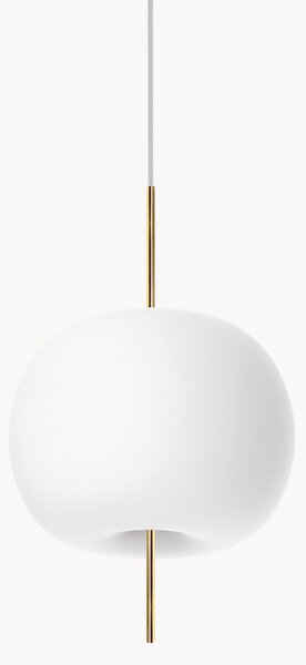 Lampada a sospensione in vetro soffiato Kushi