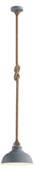 Lampada a sospensione Lindby Chaby, Ø 29 cm, luce singola, metallo, corda