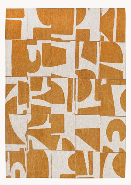 Tappeto jacquard lavabile da interno-esterno Papercut