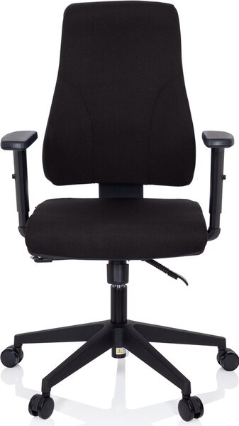 Sedia da ufficio, girevole, MATHES nero