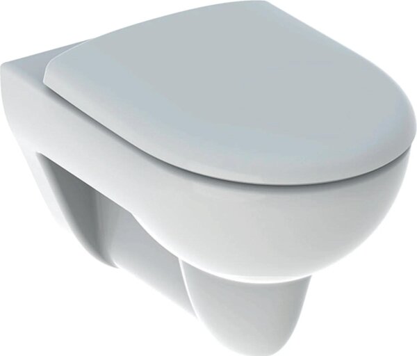 Geberit Wand-Tiefspül-WC Renova Set m WCSitz Bef. v. un. 540mm Ausld. weiß