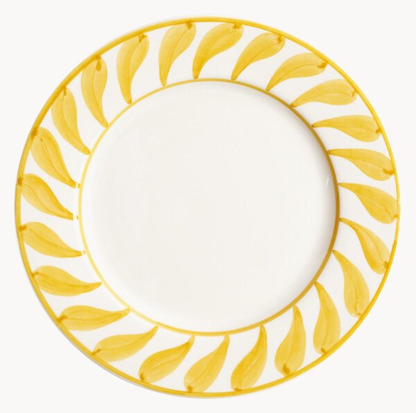 Piatto da insalata dipinto a mano Swirl