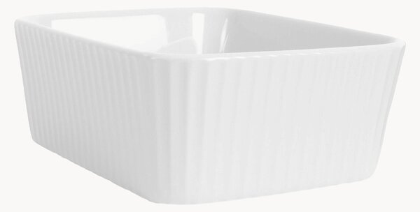 Pirofila in gres con superficie scanalata Flora 2 pz