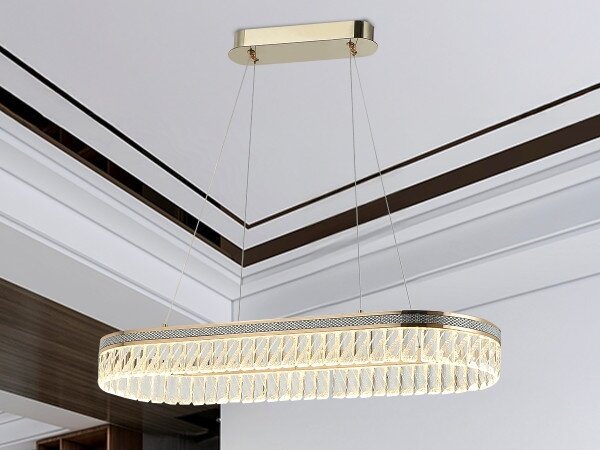 LED dimmerabile lampadario a sospensione in cristallo THALIA LED/50W/230V 3000-6000K + telecomando