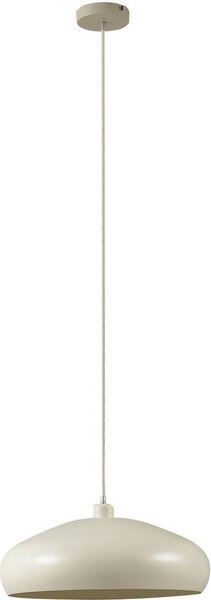 Lampada a sospensione Lindby Elover, beige, Ø 45 cm, ferro