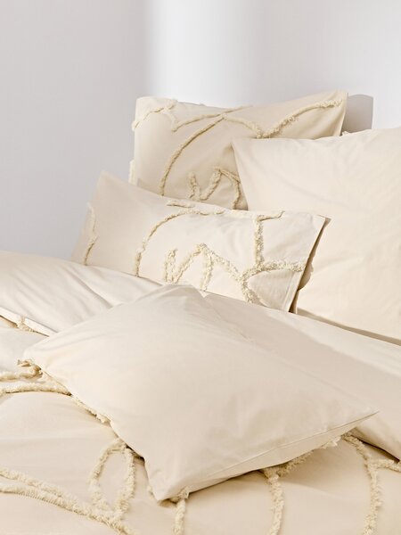 Copripiumino in cotone percalle con design trapuntato Madeline