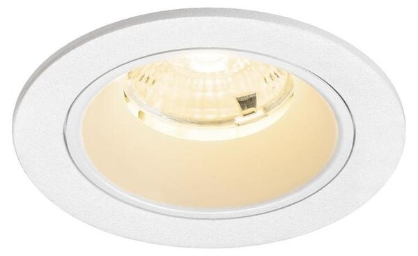 SLV 1009467 NUMINOS® S, plafoniera da incasso, 3000 K, 55°, IP20, rotonda, bianco