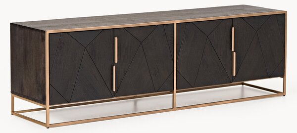 Credenza bassa in legno di mango Harry