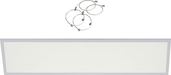 Pannello a LED da 120x30 cm, lampada da soffitto a pannello da 40 W, pannello con cavo di sospensione incluso, 6000 K, bianco freddo