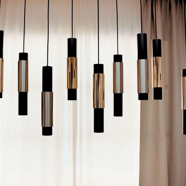 S.luce lampada a sospensione Crutch con cilindro decorativo lampada a sospensione lampada a sospensione lampada a sospensione copertura bianca in oro rotondo