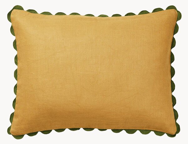 Copricuscino in lino fatto a mano Willow