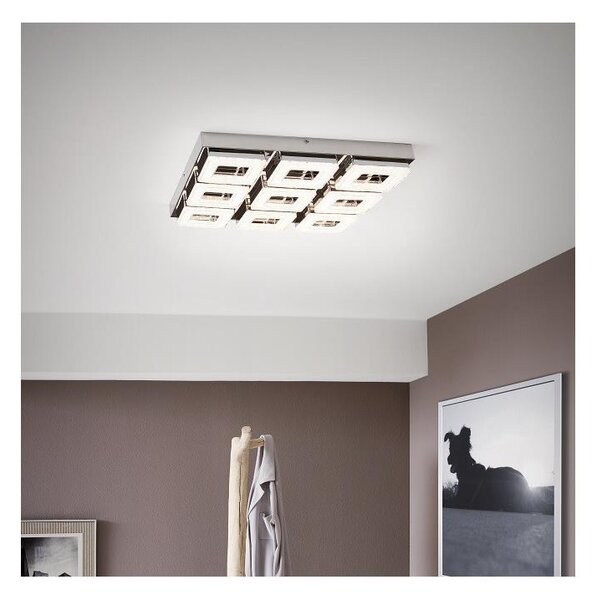 Eglo 95658 - Plafoniera in cristallo FRADELO 9xLED/4W/230V
