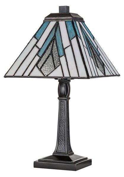 Lampada da tavolo Alderley Tiffany bronzo medio antico TF-ALDERLEY-TL-M