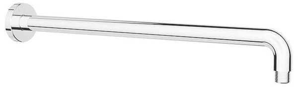 Braccio doccia AquaCraft per montaggio a parete cromato | Braccio doccia 300 mm in metallo | Braccio a parete per soffioni | Attacco standard 1/2 pollice | Accessori doccia per docce a pioggia