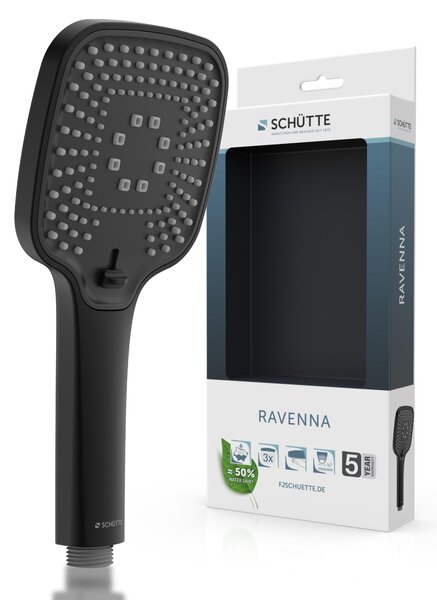Doccetta RAVENNA, nero opaco